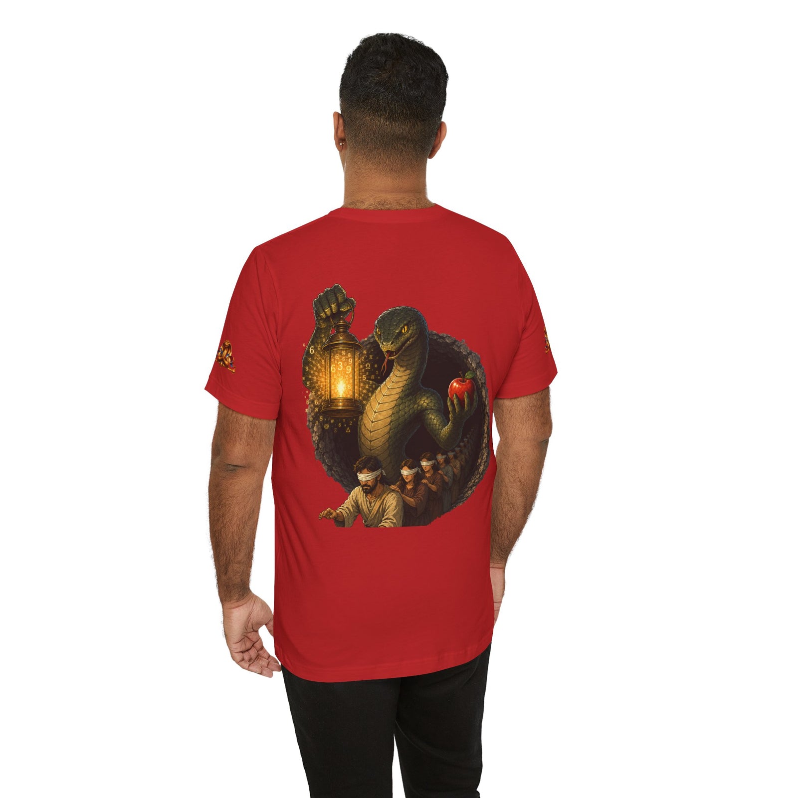 Knowledge Snake Tee — 'Knowledge: Good vs Evil' Graphic T-Shirt