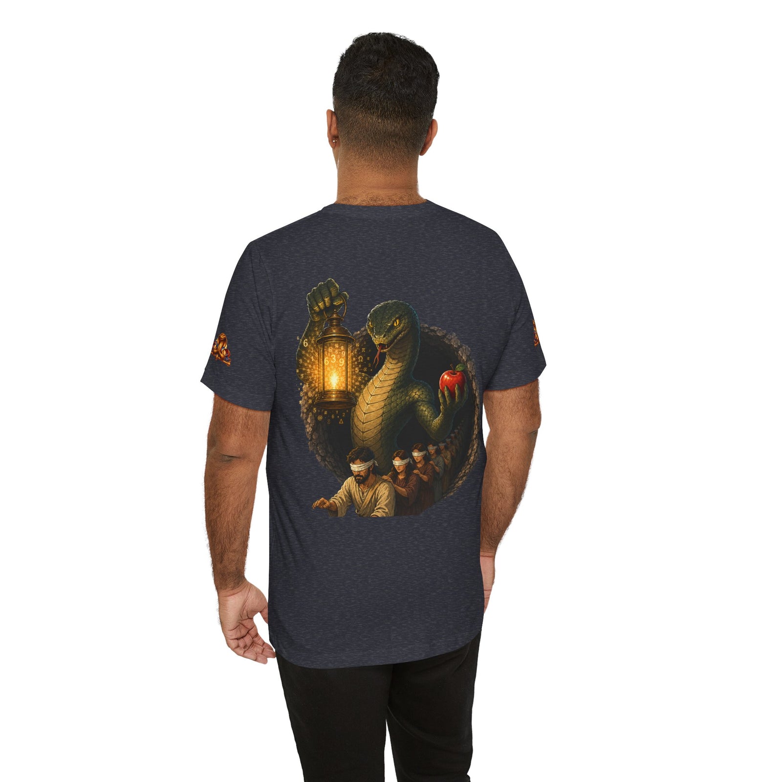 Knowledge Snake Tee — 'Knowledge: Good vs Evil' Graphic T-Shirt