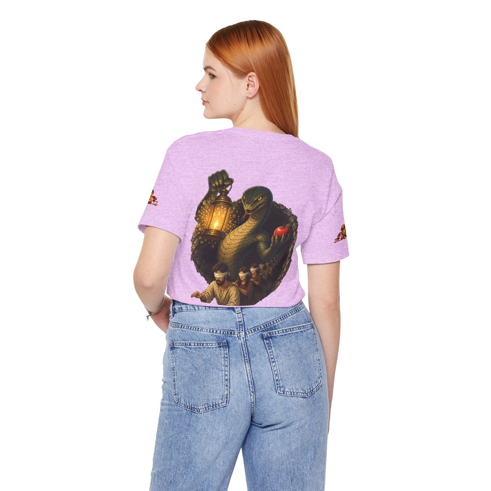 Knowledge Snake Tee — 'Knowledge: Good vs Evil' Graphic T-Shirt