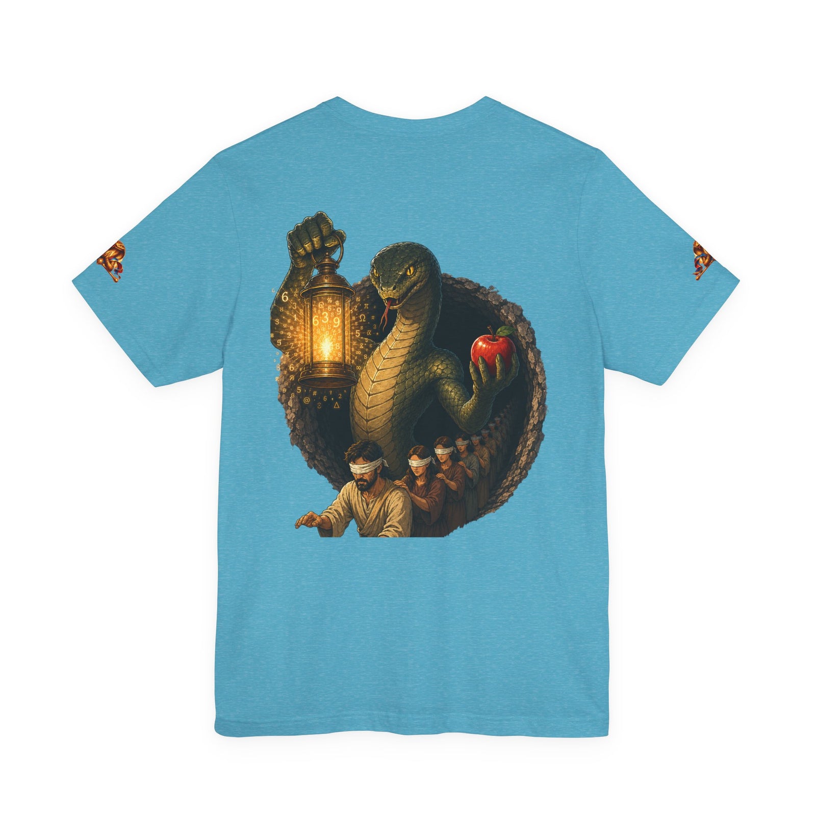Knowledge Snake Tee — 'Knowledge: Good vs Evil' Graphic T-Shirt
