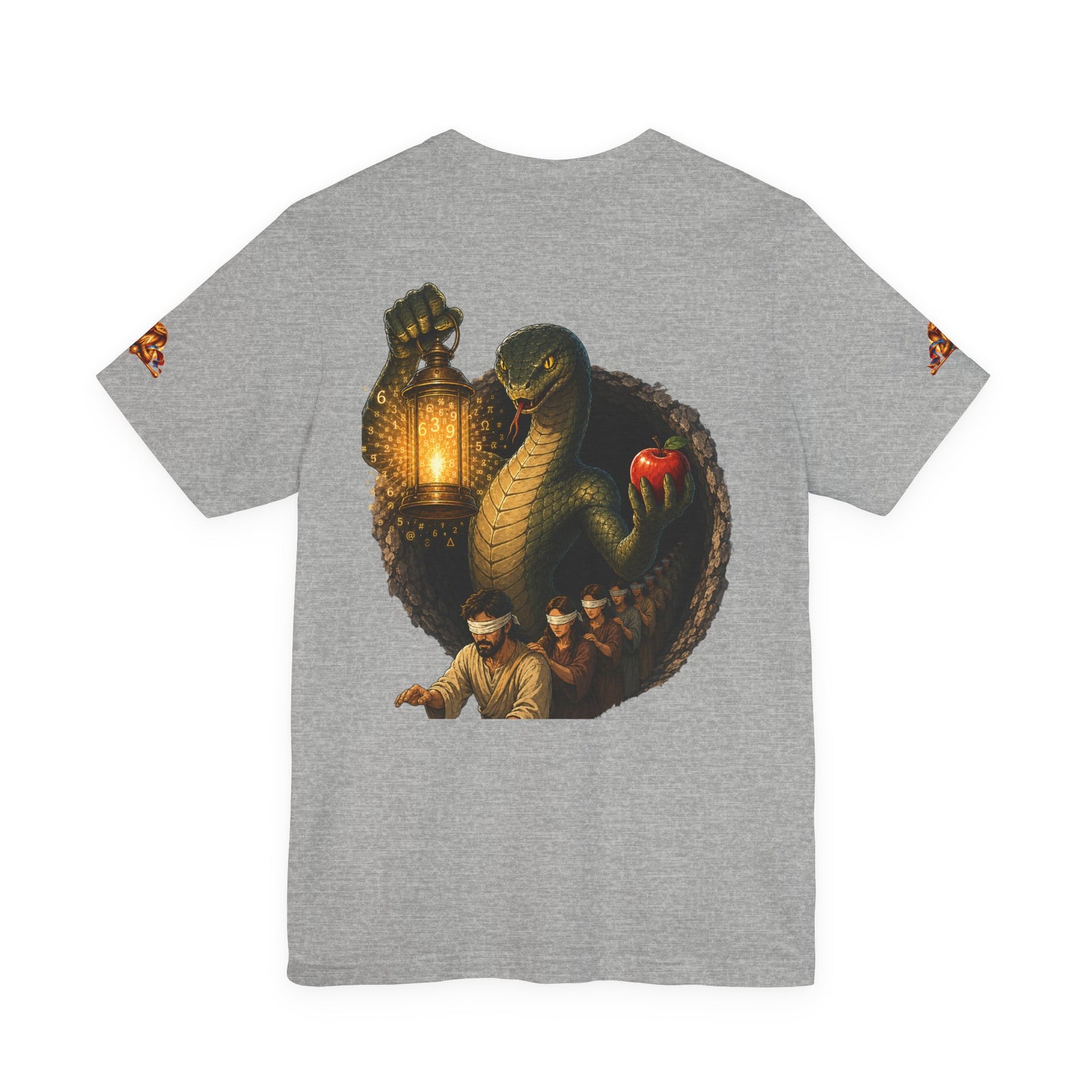 Knowledge Snake Tee — 'Knowledge: Good vs Evil' Graphic T-Shirt