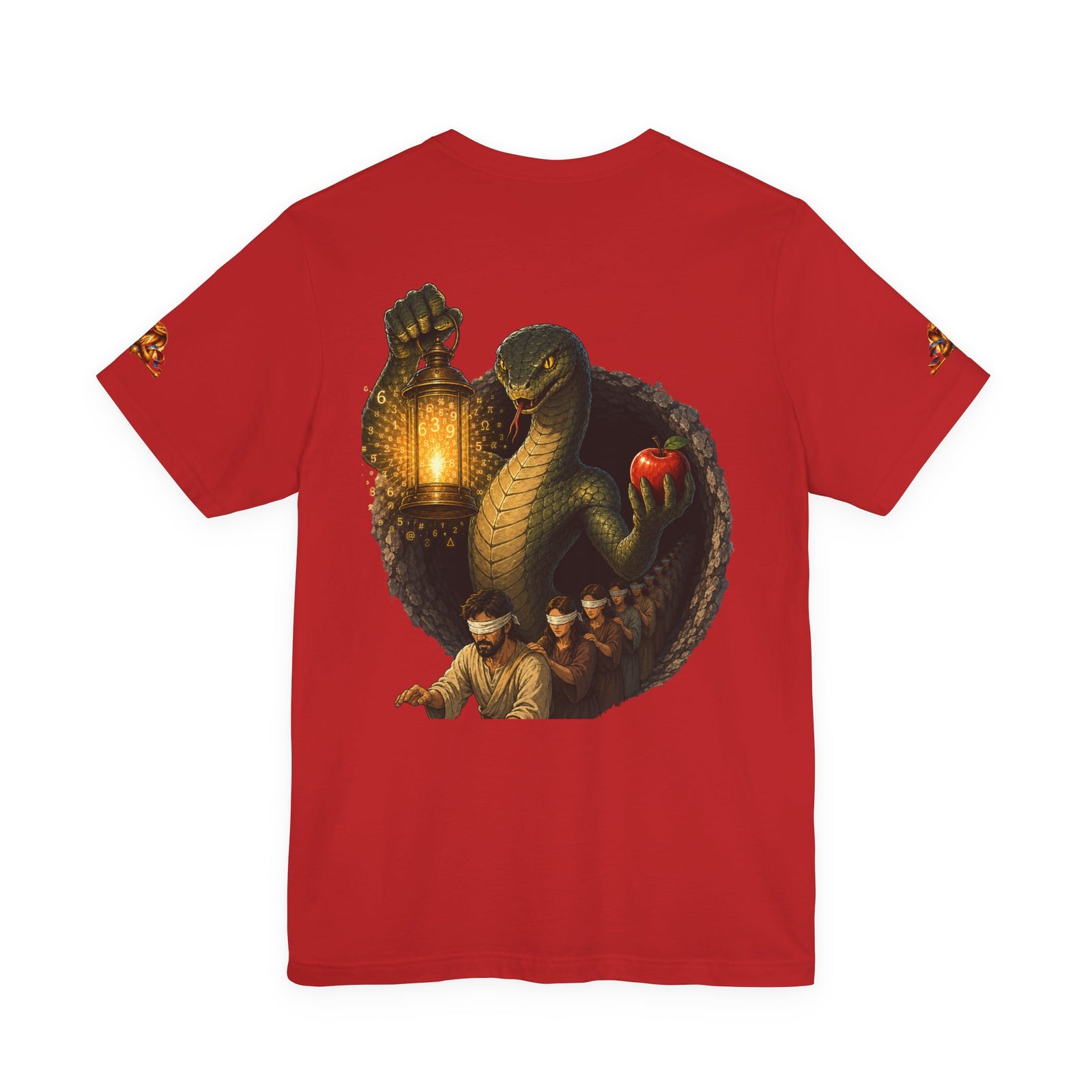 Knowledge Snake Tee — 'Knowledge: Good vs Evil' Graphic T-Shirt