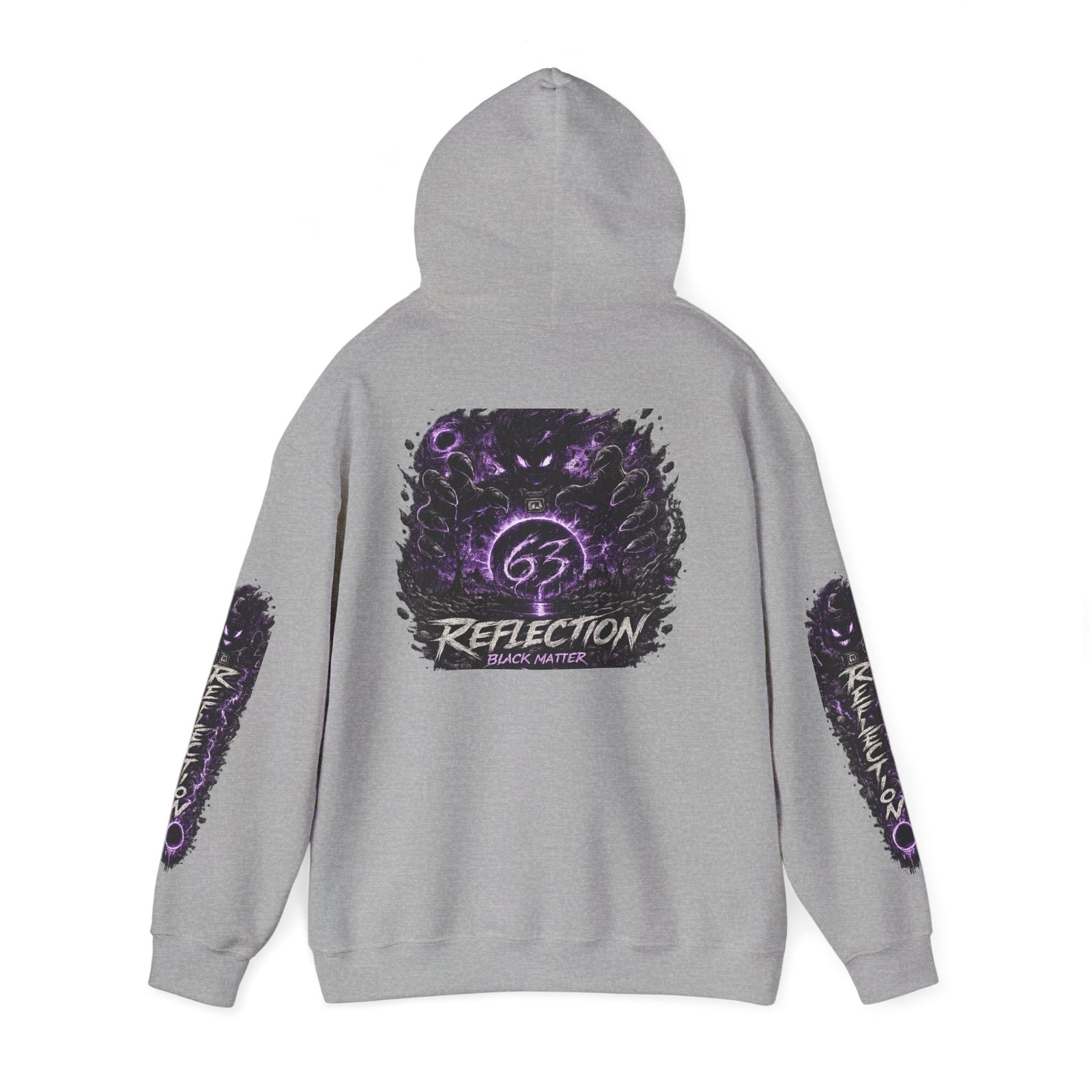 Reflection 63 Black Matter Hoodie — Graphic Cosmic Pullover